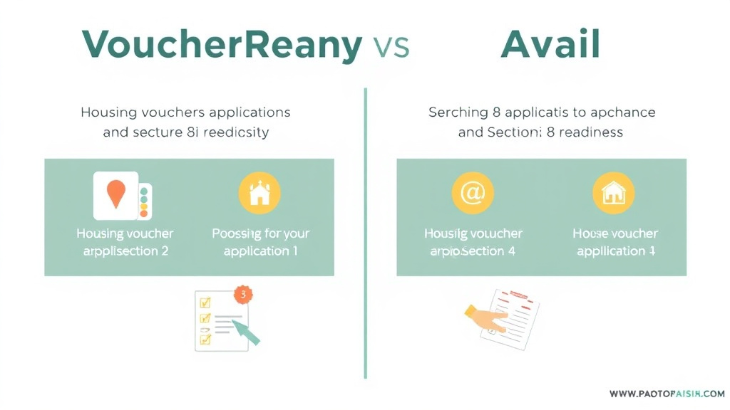 Step-by-step visual guide for implementing voucherReady vs Avail