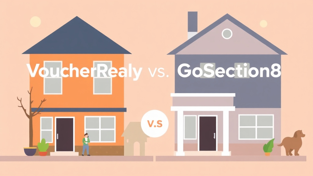 Visual overview of voucherReady vs GoSection8 with key concepts highlighted