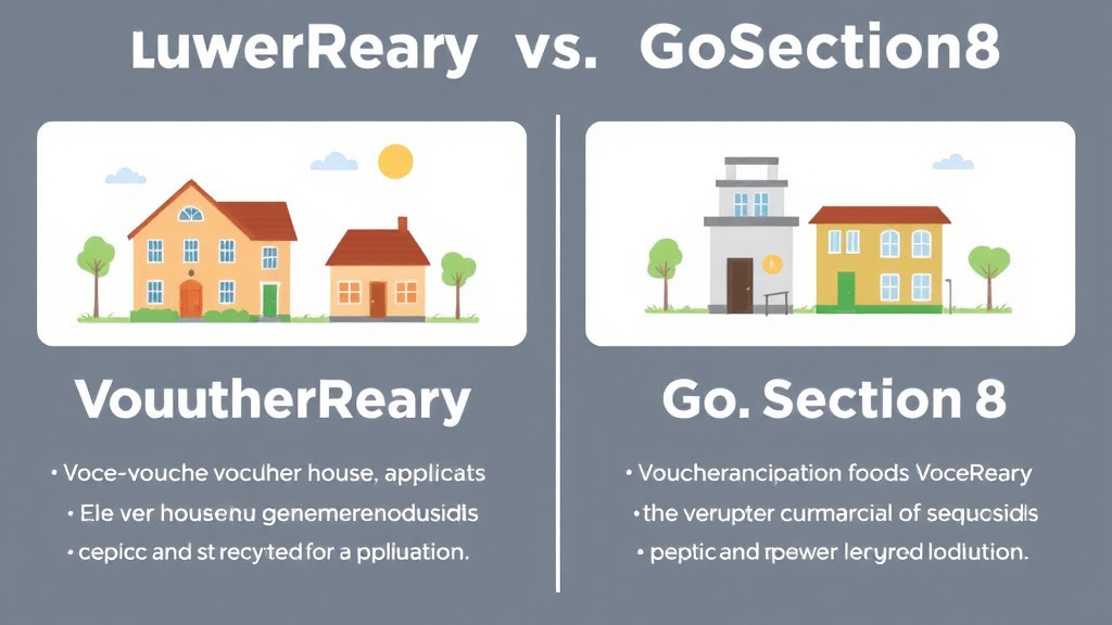 Process flow illustration for putting voucherReady vs GoSection8 into action