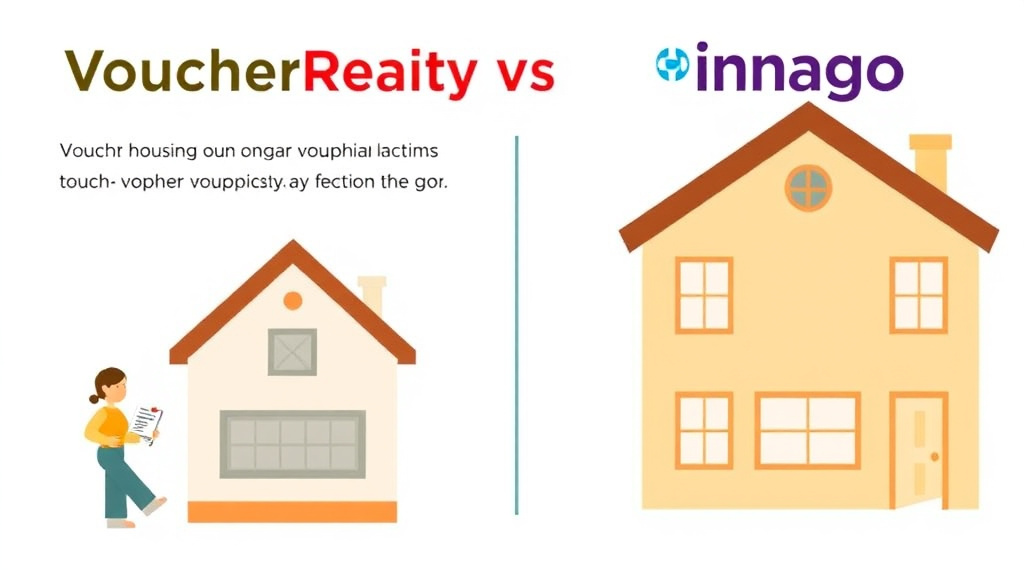 Practical checklist visual for voucherReady vs Innago