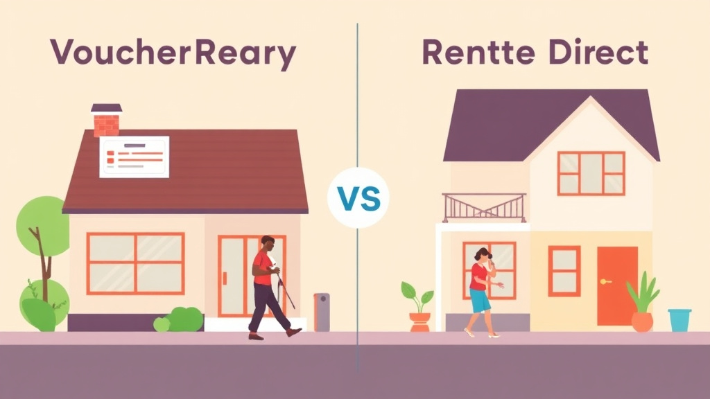 Visual overview of voucherReady vs Rentec Direct with key concepts highlighted