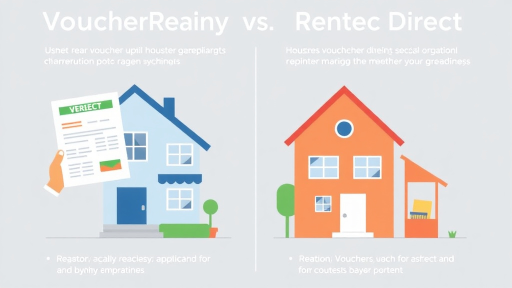 Action-oriented illustration showing how to apply voucherReady vs Rentec Direct