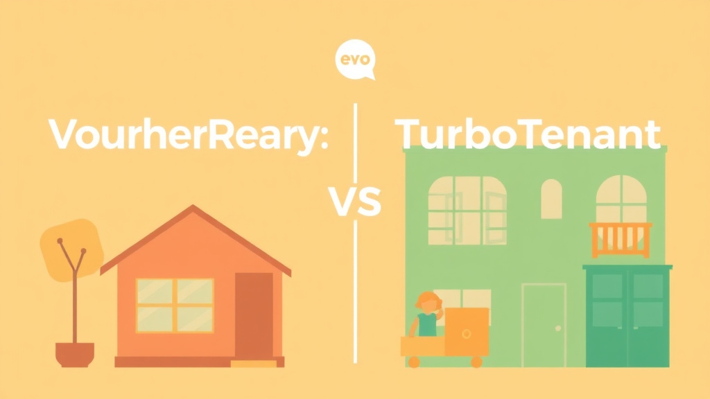 Illustration showing key concepts related to voucherready vs turbotenant