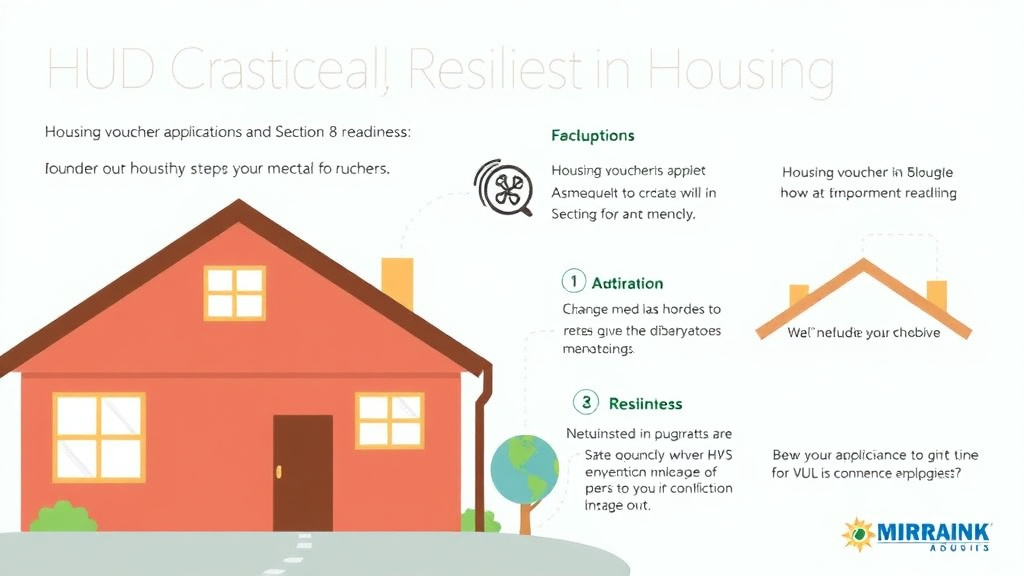 Practical checklist visual for HUD Climate Resilience in Housing