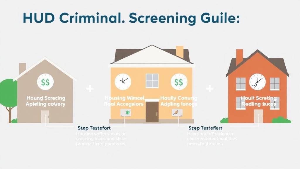 Practical checklist visual for HUD Criminal Background Screening Guidance