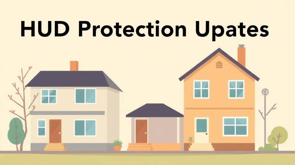 An informative visual explaining HUD VAWA Protection Updates for beginners and professionals