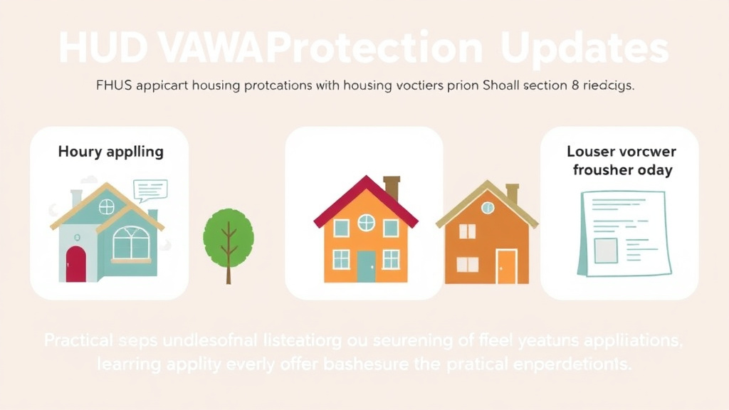 Implementation roadmap for HUD VAWA Protection Updates with actionable steps