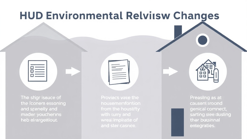 Step-by-step visual guide for implementing HUD Environmental Review Changes