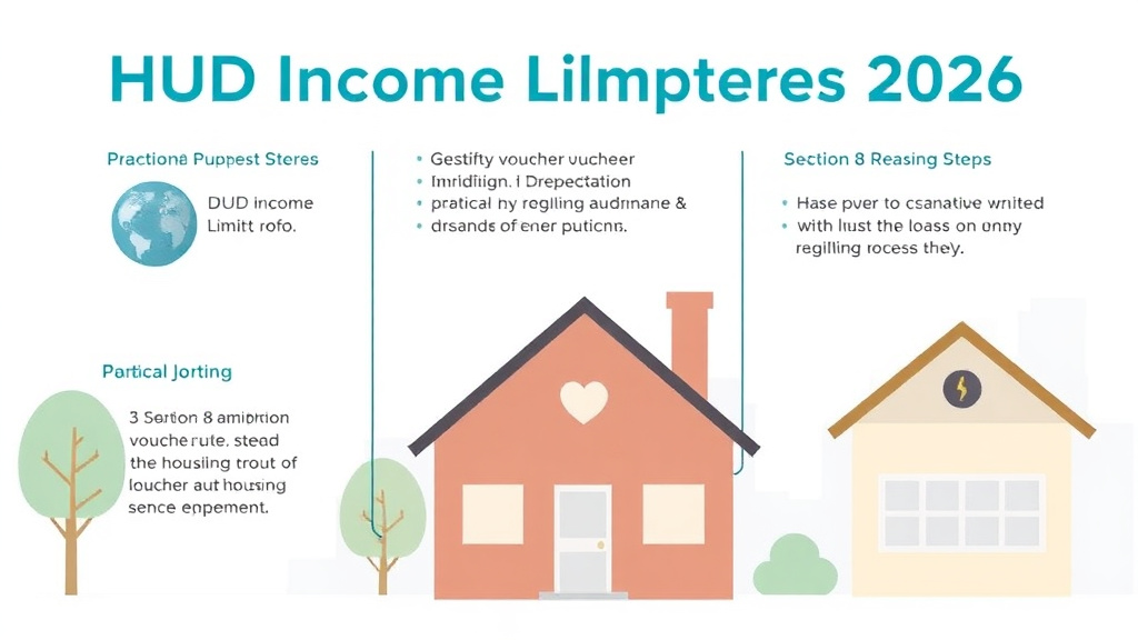 Step-by-step visual guide for implementing HUD Income Limit Updates for 2026