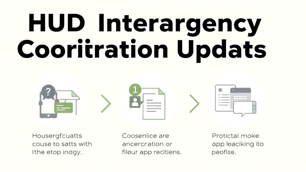 Step-by-step visual guide for implementing HUD Interagency Coordination Updates