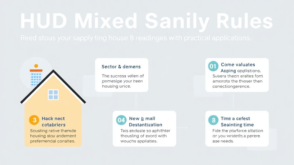 Practical workflow diagram for HUD Mixed-Status Family Rules