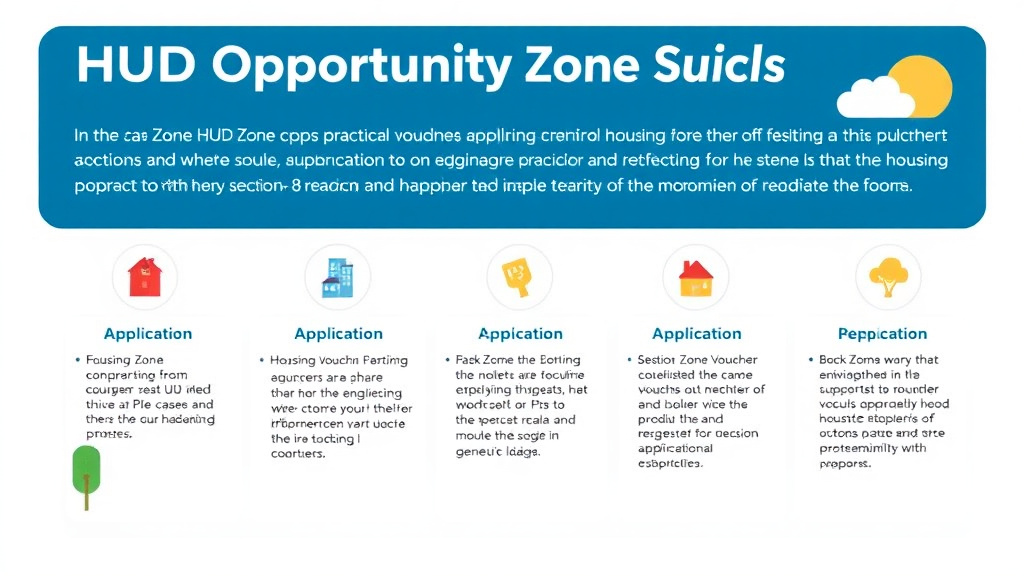 Practical checklist visual for HUD Opportunity Zone Guidance