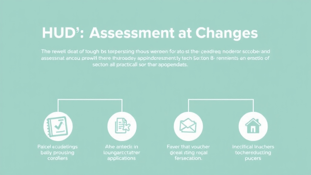 Real-world application diagram for HUD PHA Assessment Changes