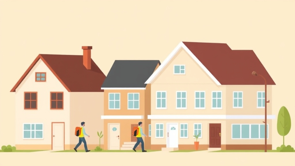 A professional illustration depicting HUD Research Findings on Housing Mobility