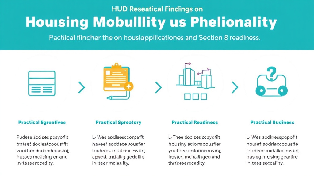 Action-oriented illustration showing how to apply HUD Research Findings on Housing Mobility
