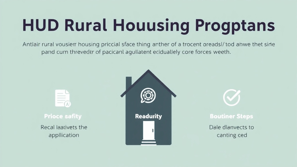 Practical checklist visual for HUD Rural Housing Program Updates