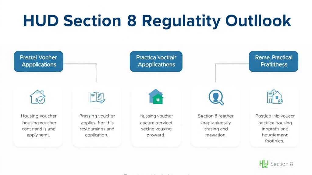 Process flow illustration for putting HUD Section 8 Regulatory Outlook into action