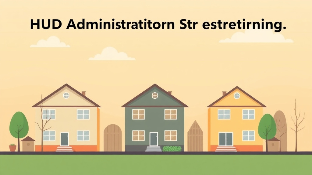 Conceptual diagram showing how HUD Administrative Streamlining works in practice