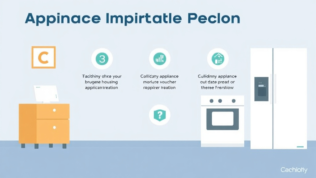 Action-oriented illustration showing how to apply appliance Inspection Preparation Guide