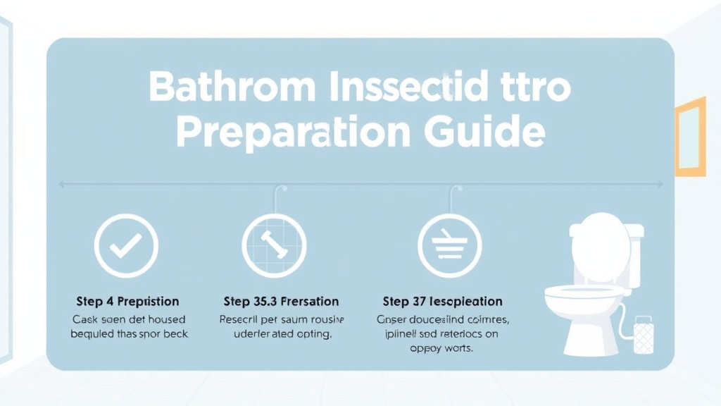 Real-world application diagram for bathroom Inspection Preparation Guide