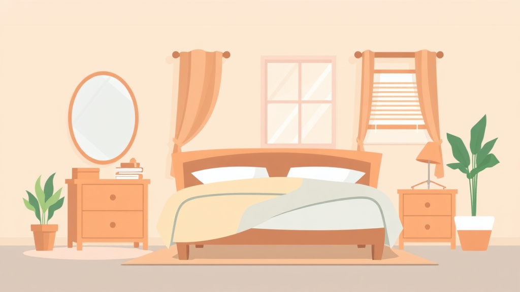 Visual overview of bedroom Inspection Preparation Guide with key concepts highlighted