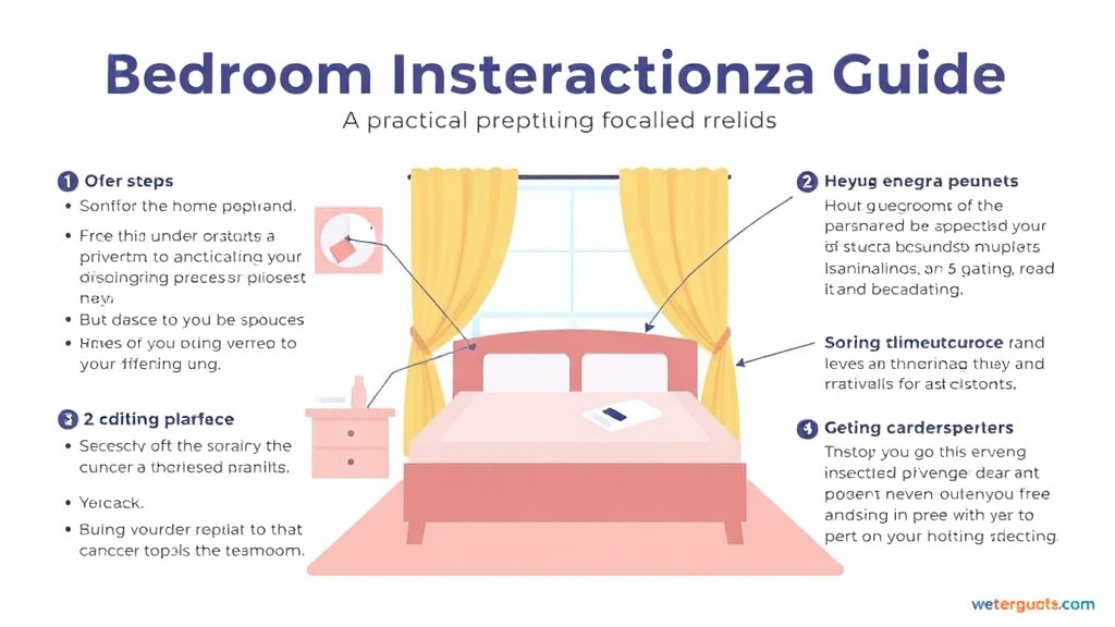 Step-by-step visual guide for implementing bedroom Inspection Preparation Guide