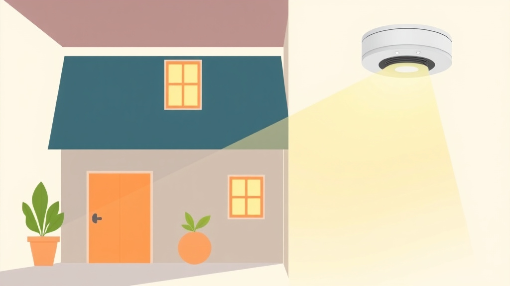 Visual overview of CO Detector Placement for Section 8 with key concepts highlighted