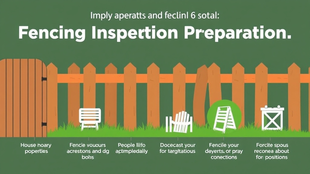 Process flow illustration for putting fencing Inspection Preparation into action