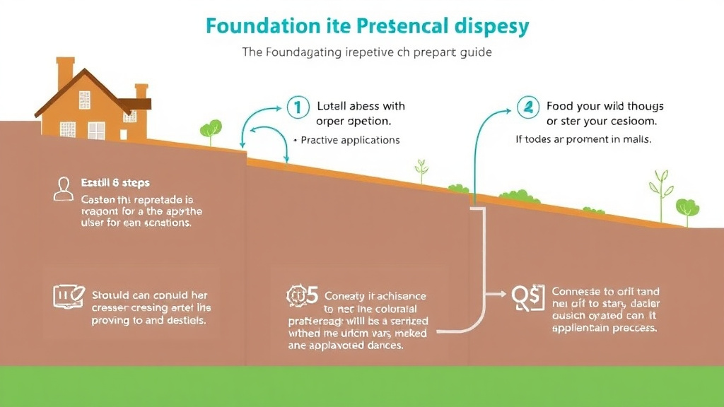 Process flow illustration for putting foundation Inspection Preparation Guide into action