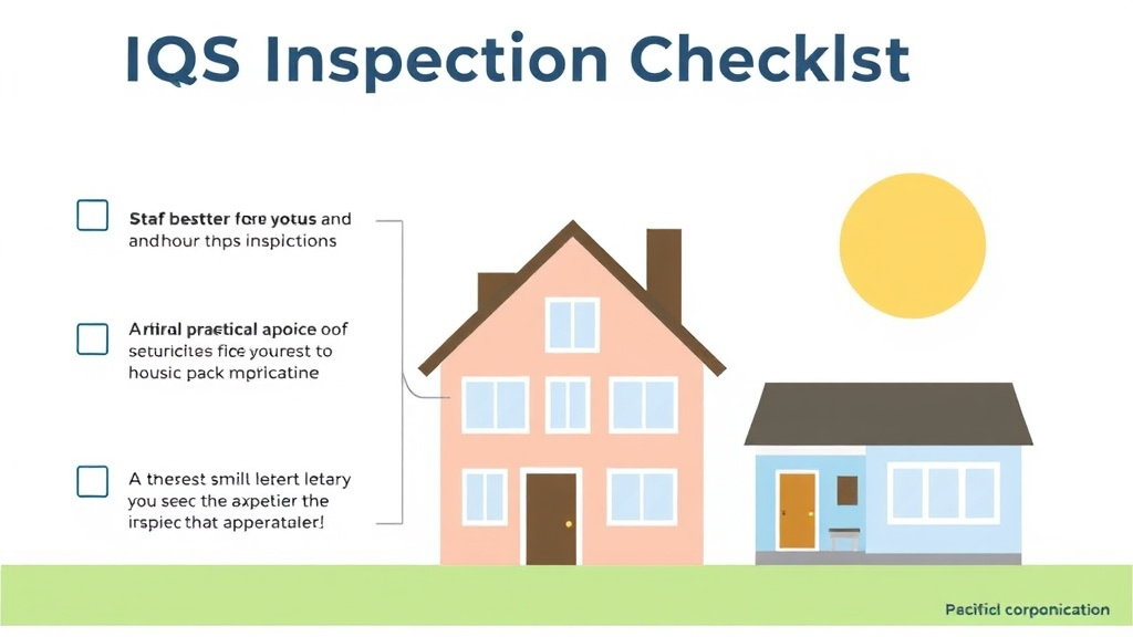 Practical workflow diagram for HQS Inspection Checklist