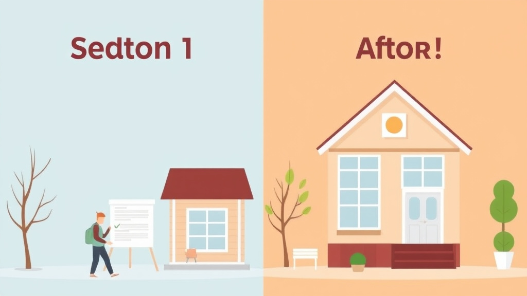 Clear illustration of section 8 Inspection Before and After Examples with supporting details