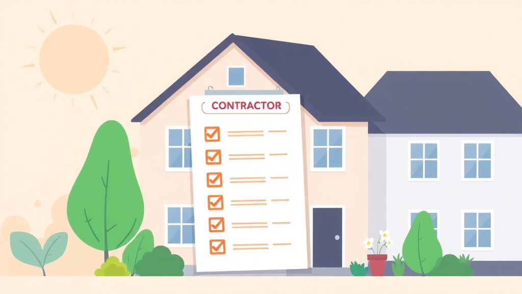 Detailed visual representation of contractor Checklist for Inspection Repairs