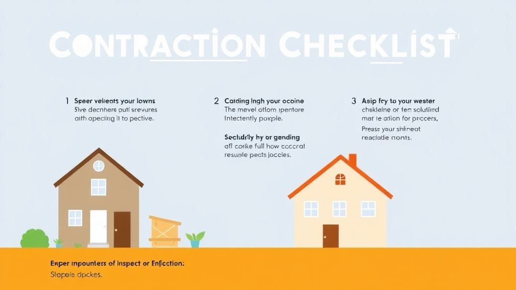 Real-world application diagram for contractor Checklist for Inspection Repairs