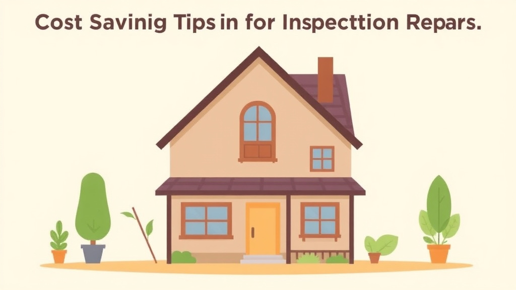 Conceptual diagram showing how cost-Saving Tips for Inspection Repairs works in practice