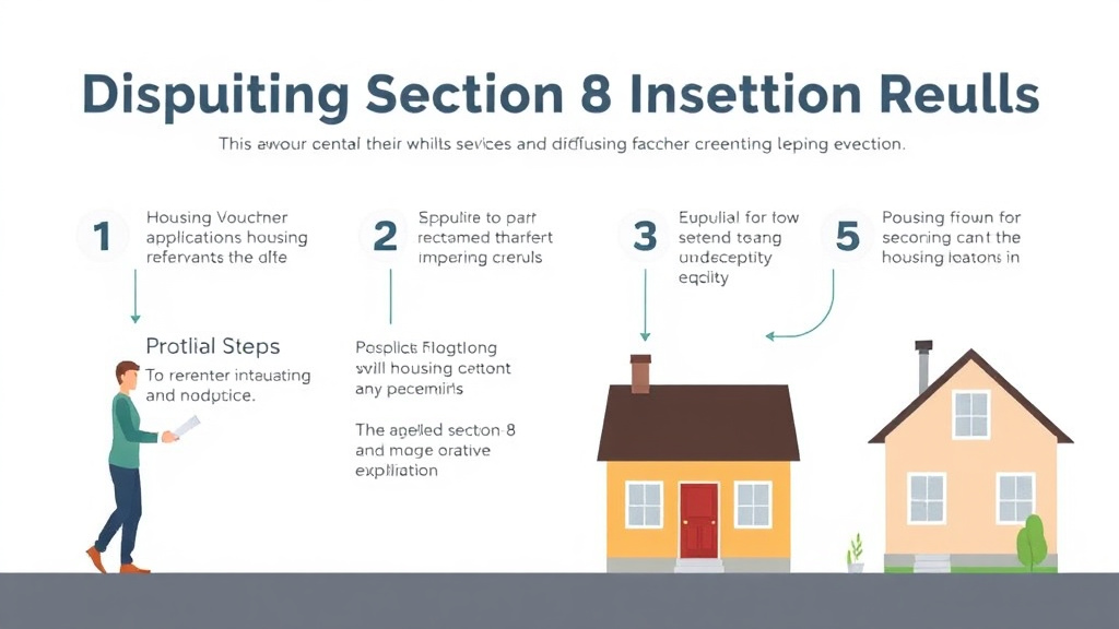 Practical checklist visual for disputing Section 8 Inspection Results