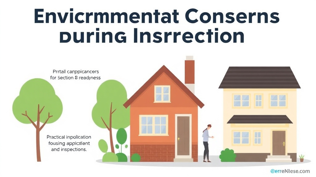 Practical workflow diagram for environmental Concerns During Inspections