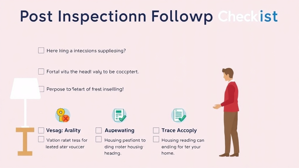 Hands-on guide visualization for post-Inspection Follow-Up Checklist