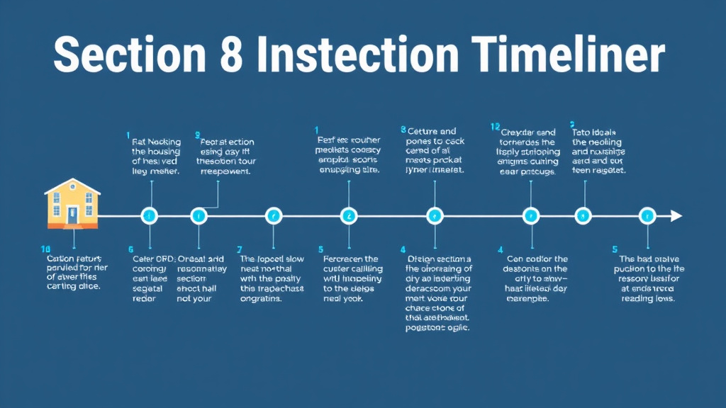 Process flow illustration for putting section 8 Inspection Timeline Planner into action