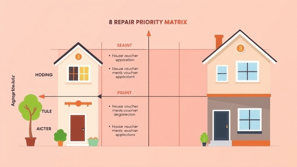 Conceptual diagram showing how section 8 Repair Priority Matrix works in practice