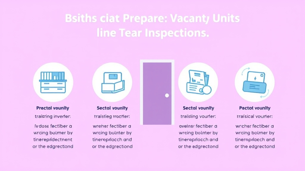 Real-world application diagram for preparing Vacant Units for Inspection