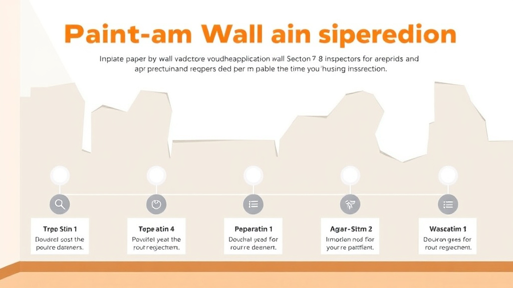 Practical workflow diagram for paint and Wall Inspection Preparation
