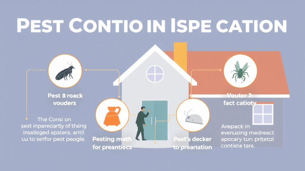 Process flow illustration for putting pest Control Inspection Preparation into action