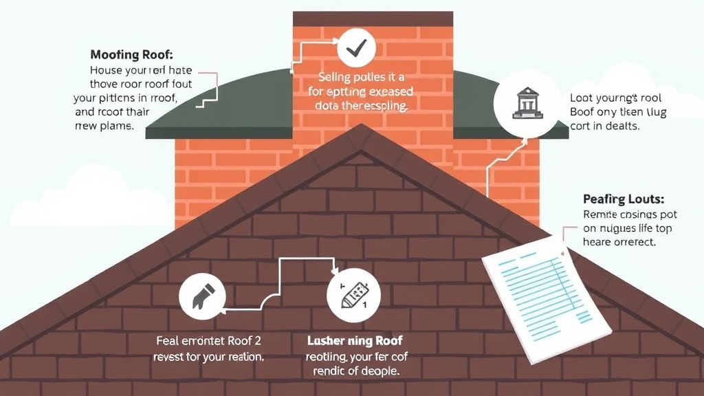 Process flow illustration for putting roof and Gutter Inspection Preparation into action