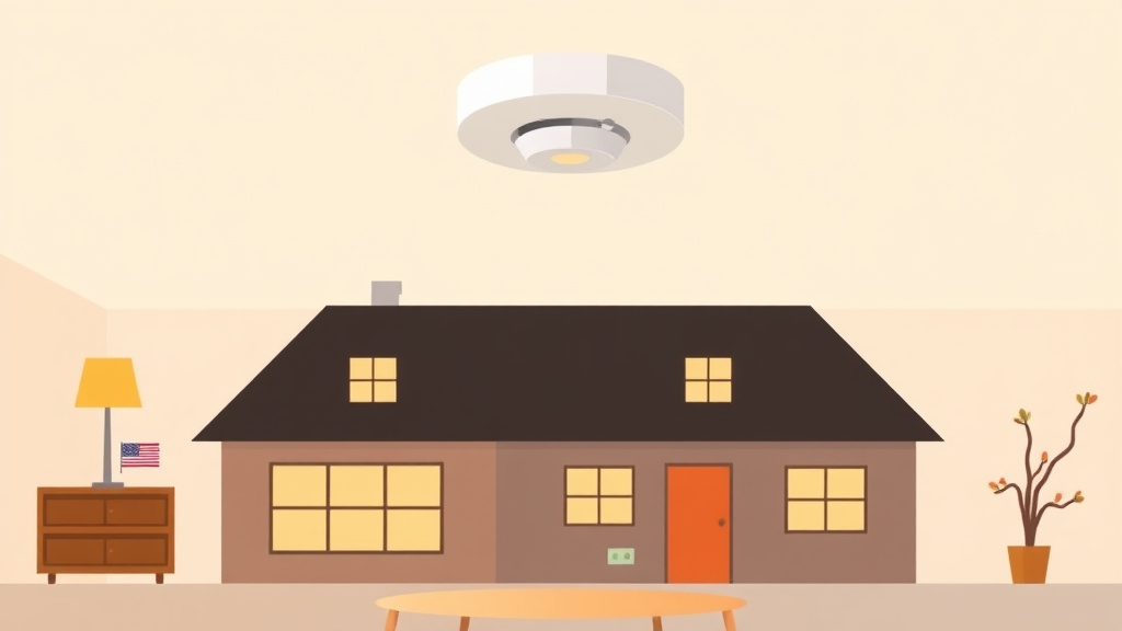 Illustration breaking down the fundamentals of smoke Detector Placement for Section 8