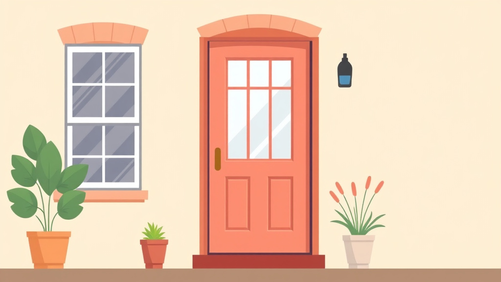 Detailed visual representation of window and Door Inspection Preparation