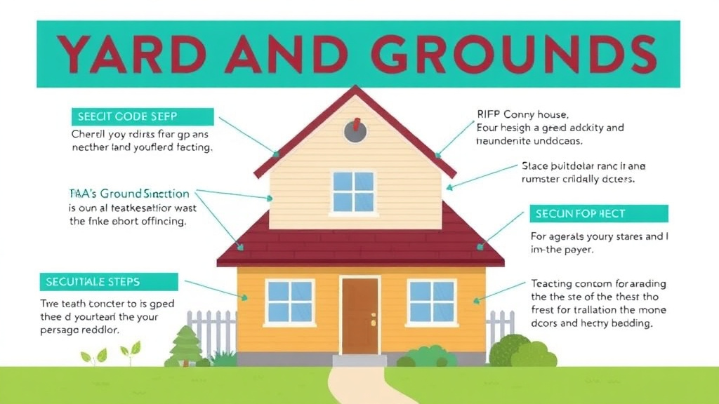 Practical checklist visual for yard and Grounds Inspection Preparation