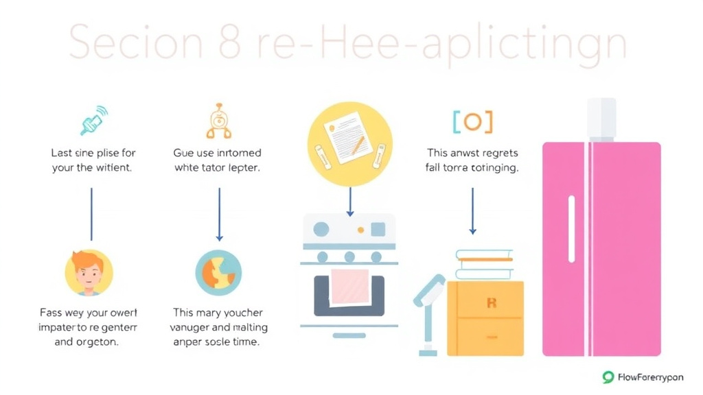 Step-by-step visual guide for implementing appliance Replacement for Section 8