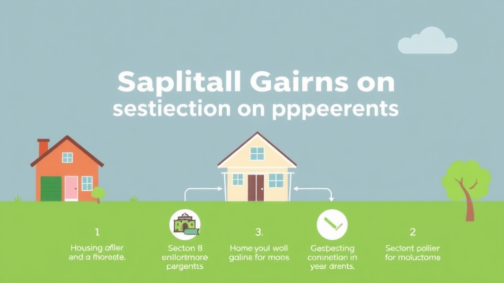 Visual guide for practical steps in capital gains on section 8 properties