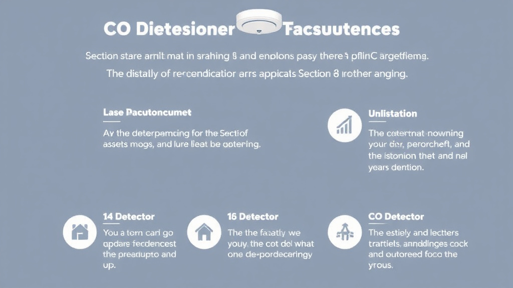 Visual guide for practical steps in co detector requirements for section 8