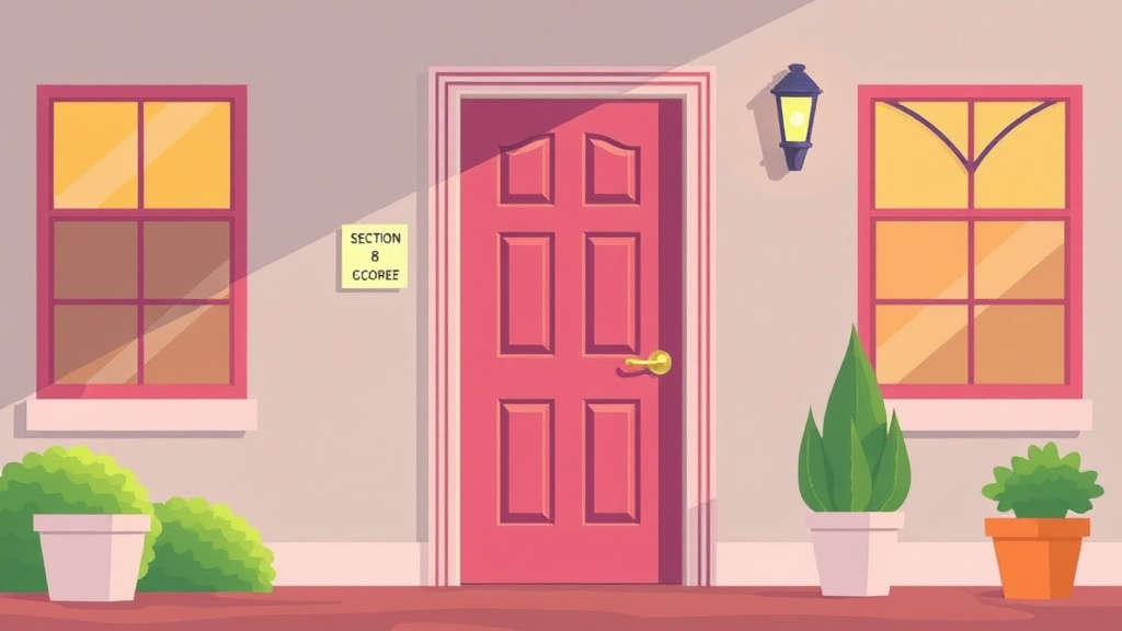 Conceptual diagram showing how door Replacement for Section 8 Units works in practice